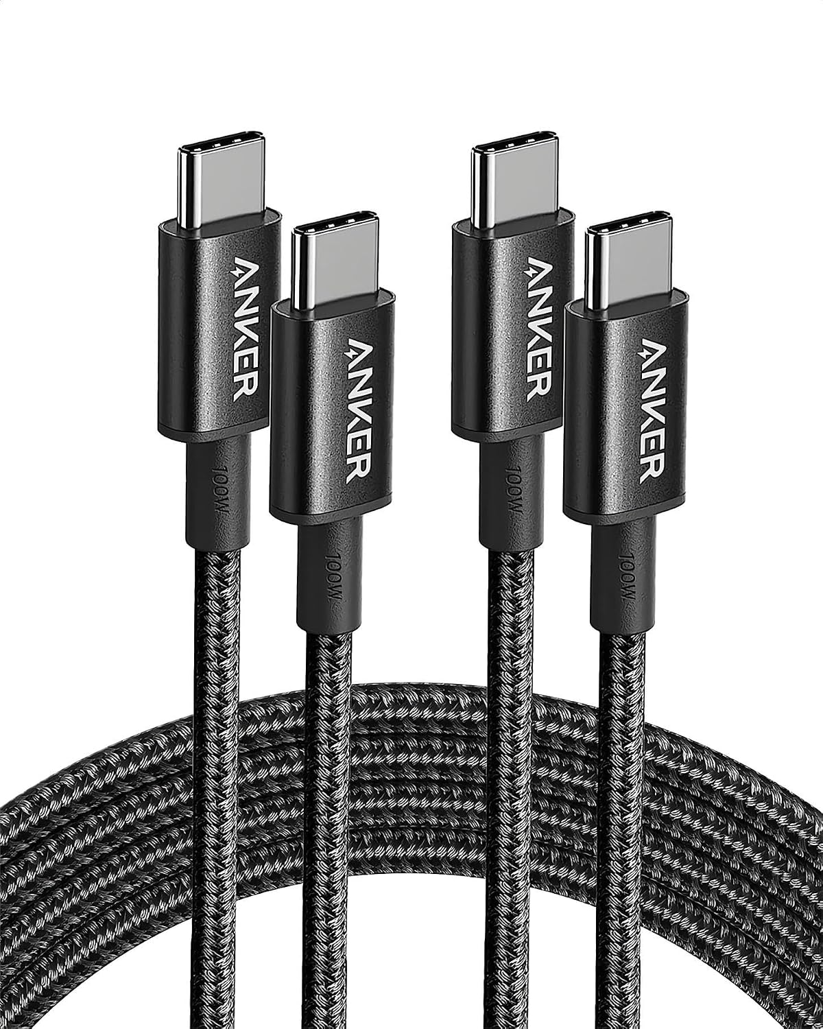 Anker 333 USB-C de 100 W, 1,8 m, conjunto de 2