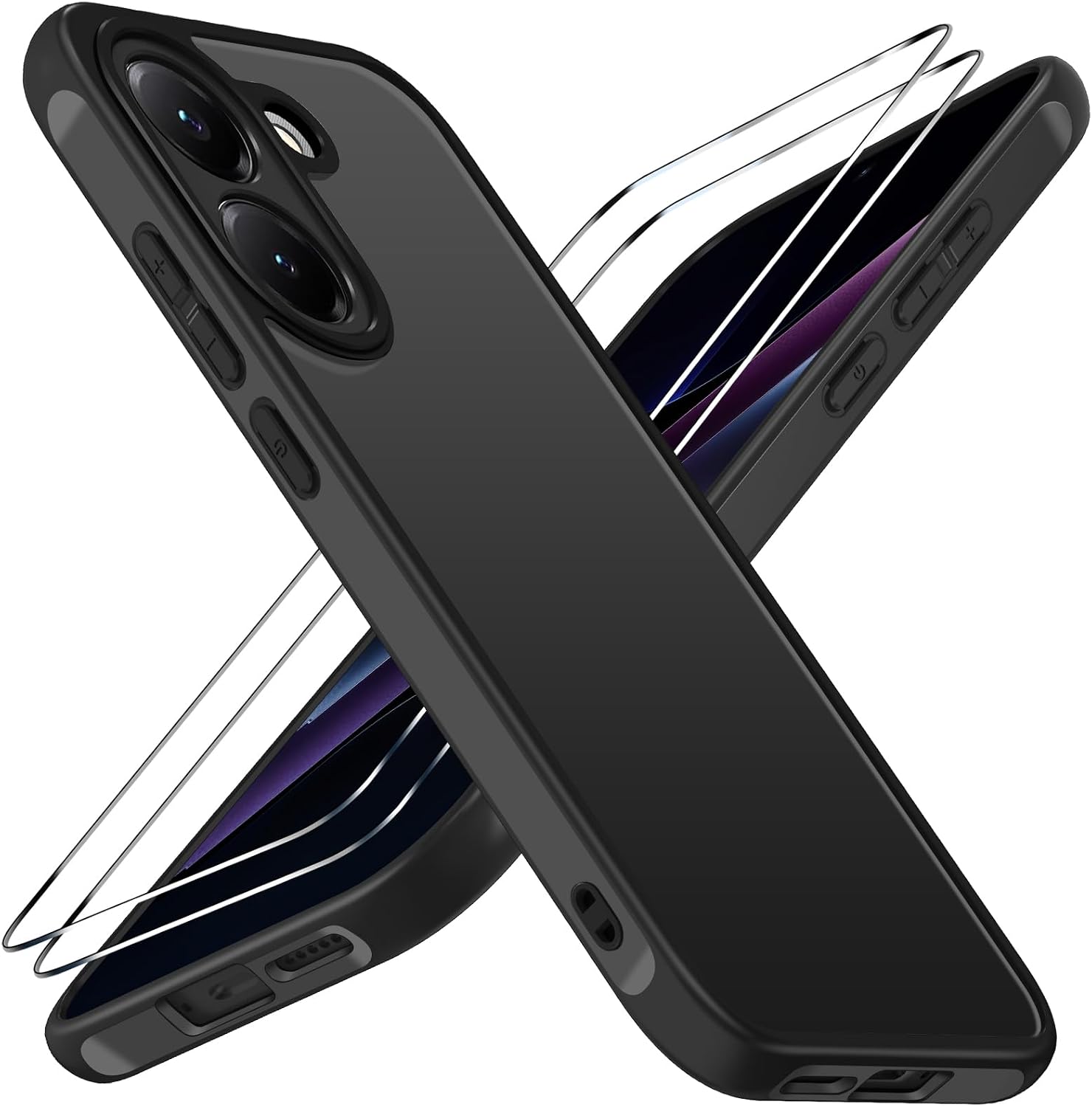 ivoler capa protetora para POCO X8 Pro — preto