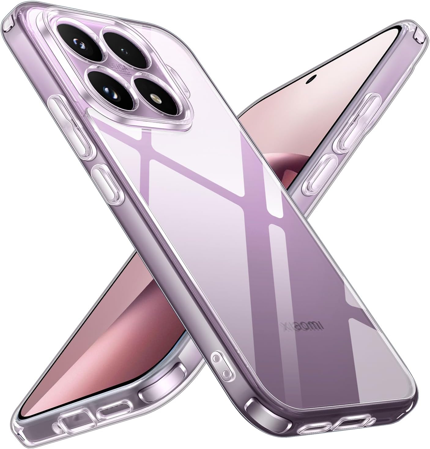 ivoler Funda HD Clara Anti-Amarilleo para Xiaomi 17T 5G, [Protección Grado Militar] Carcasa Bumper Teléfono Antigolpes Transparente Delgado Antiarañazos Duro PC Respaldo Case