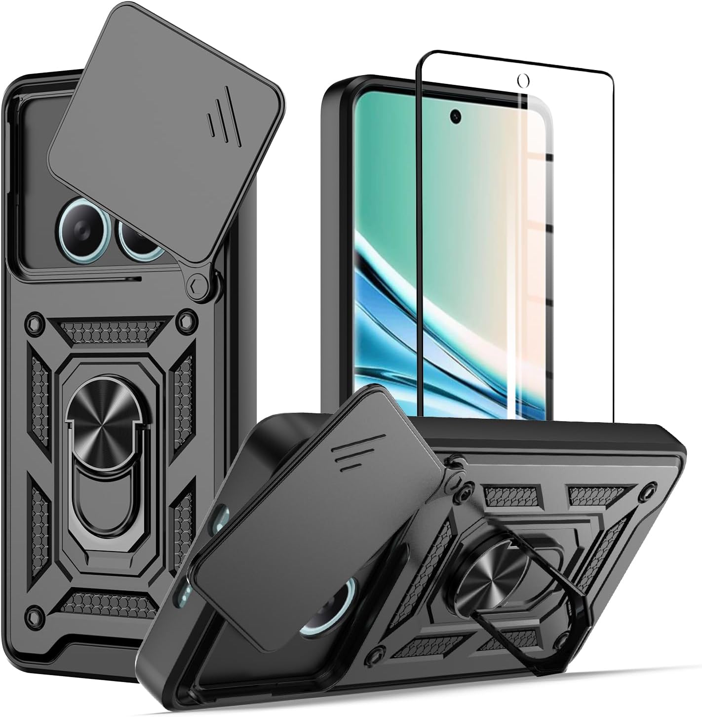 Funda para Xiaomi Redmi Note 15 4G / 5G Cubierta Deslizante de la Cámara