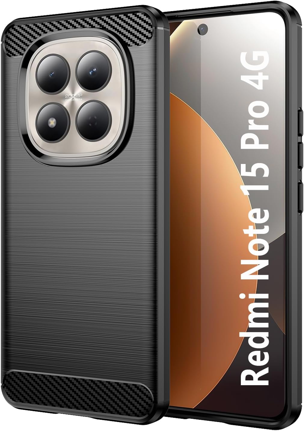 Funda para Xiaomi Redmi Note 15 Pro 4G Case, TPU Flexible Cover