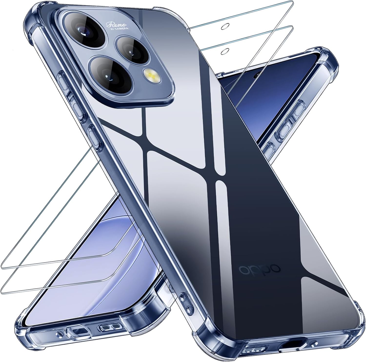Yohii capa protetora para OPPO Reno15 5G — transparente