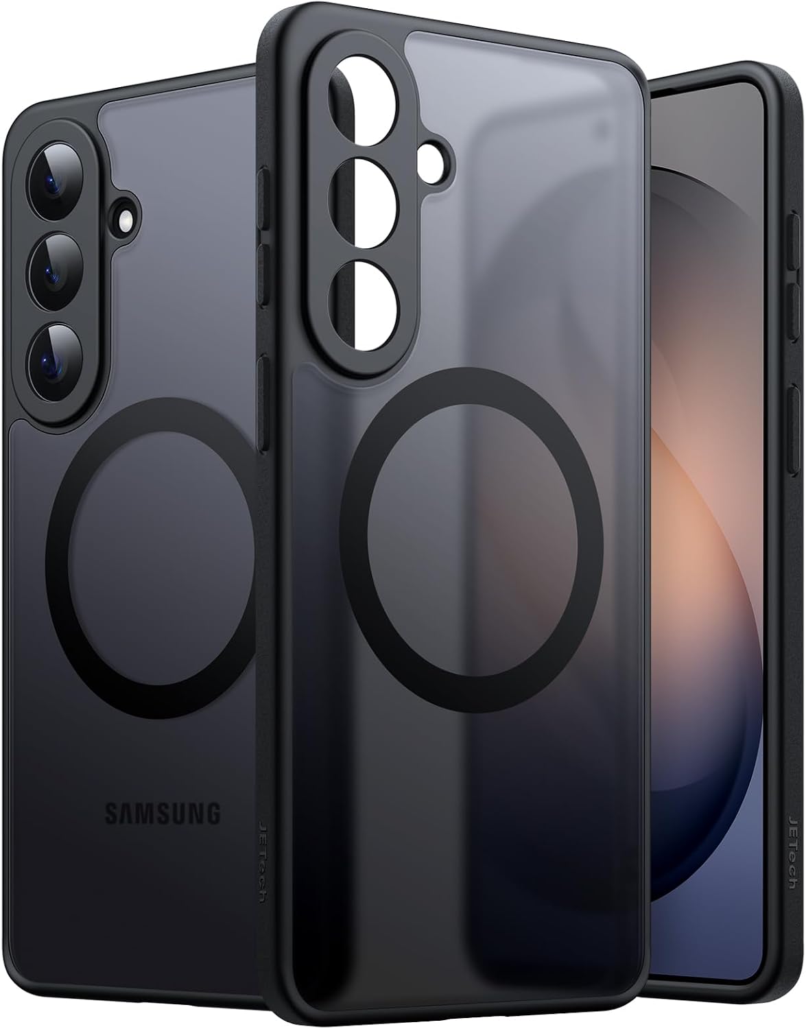 JETech Funda Magnética para Samsung Galaxy S26 Plus, Negro