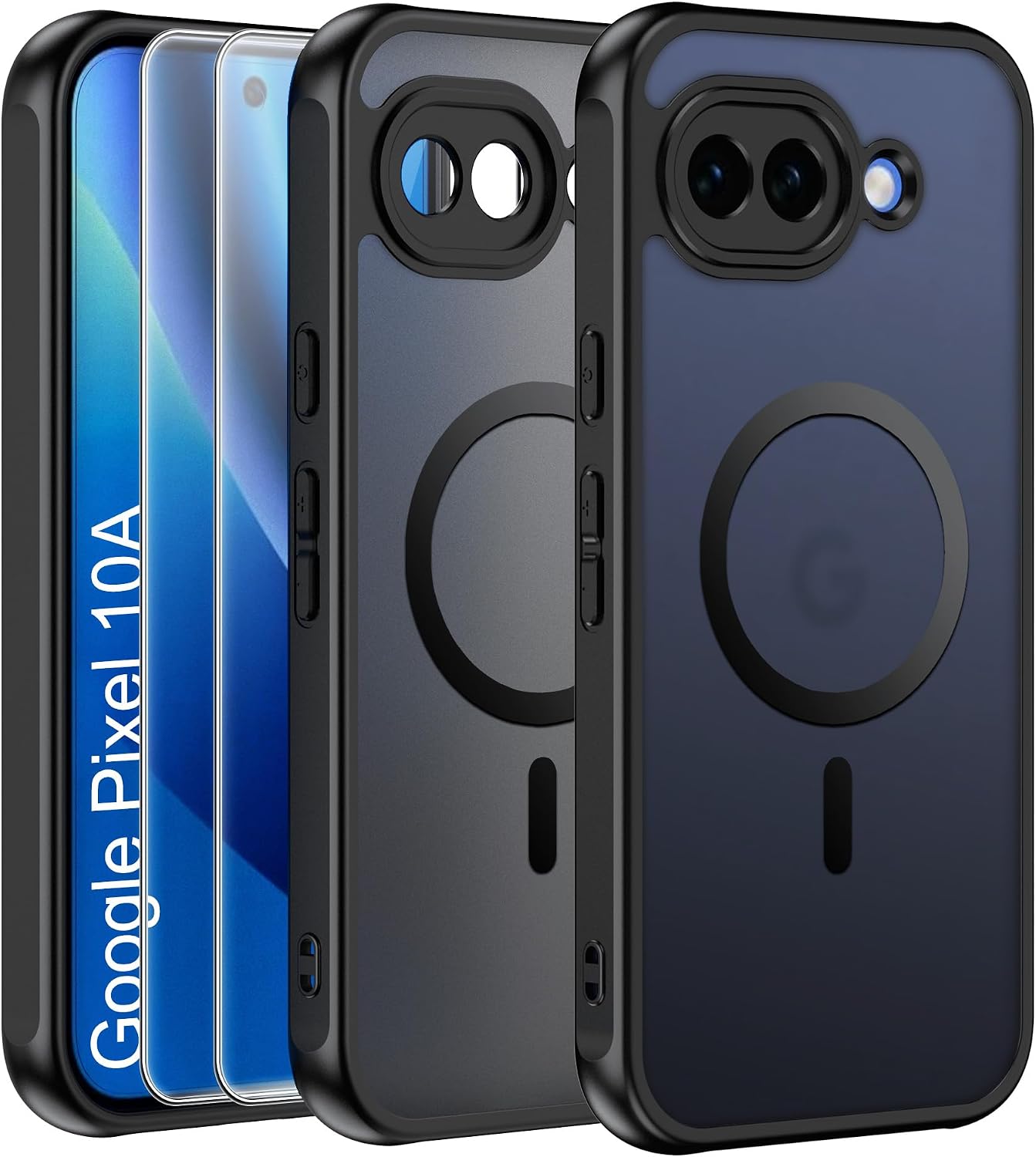 Effcotuo — Capa traseira magnética para Google Pixel 10a