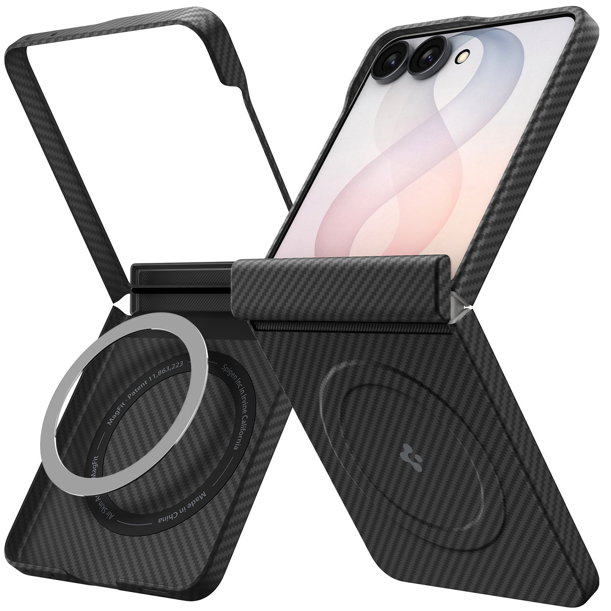 Spigen Funda Airskin Aramid MagFit para Samsung Galaxy Z Flip 8