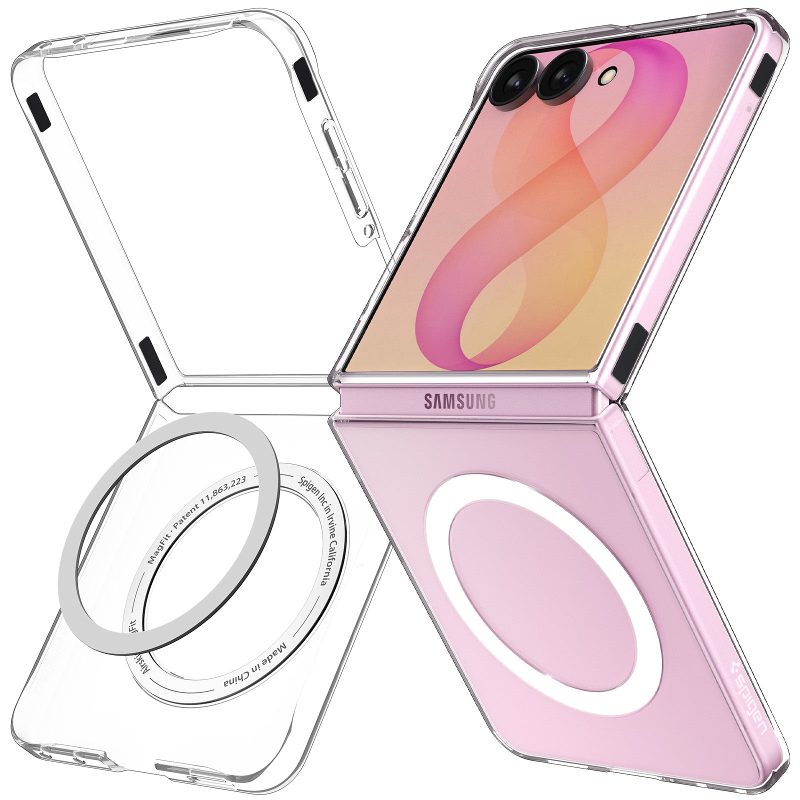 Spigen Funda Airskin MagFit para Samsung Galaxy Z Flip 8