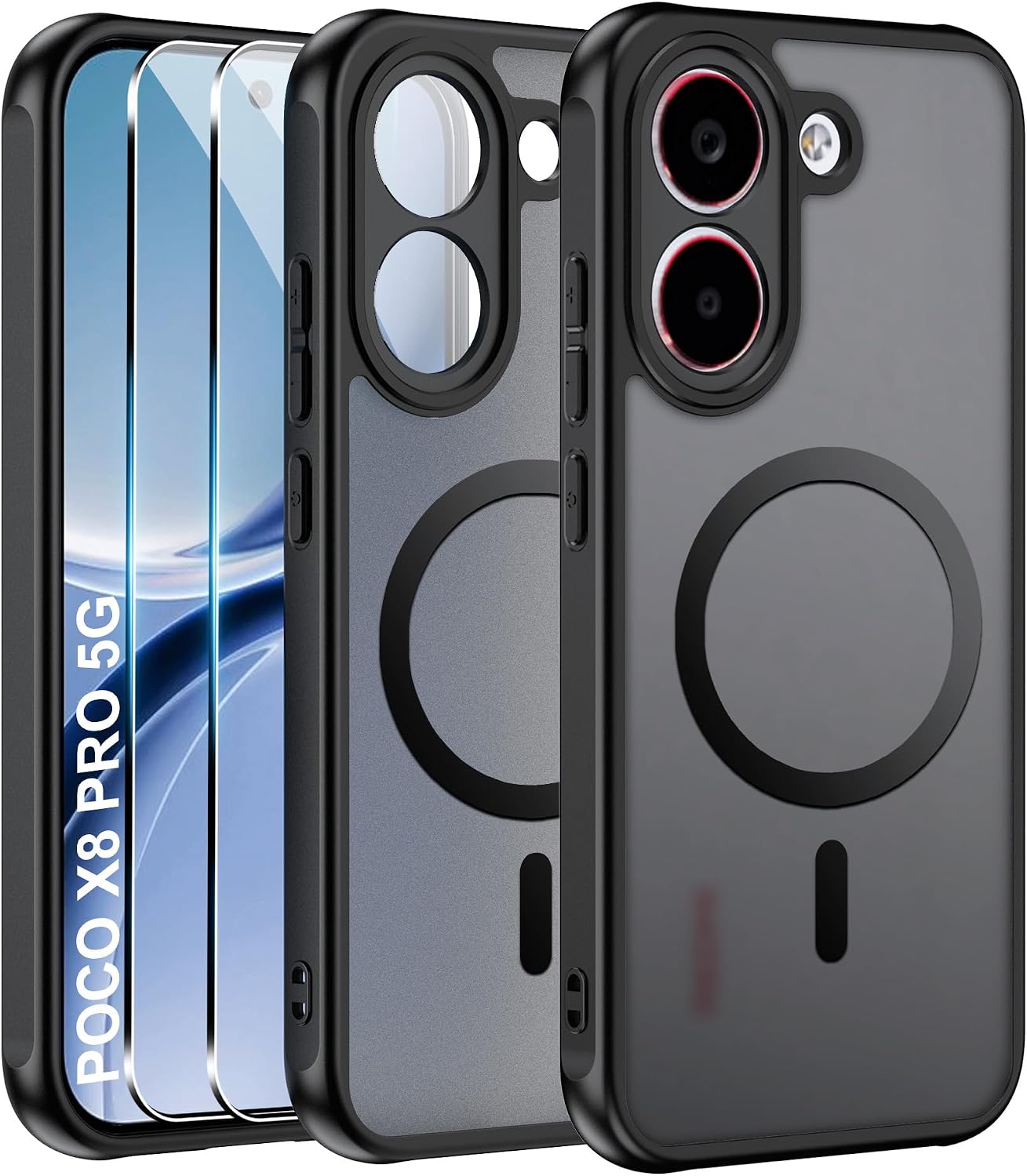 Effcotuo capa magnética para POCO X8 Pro