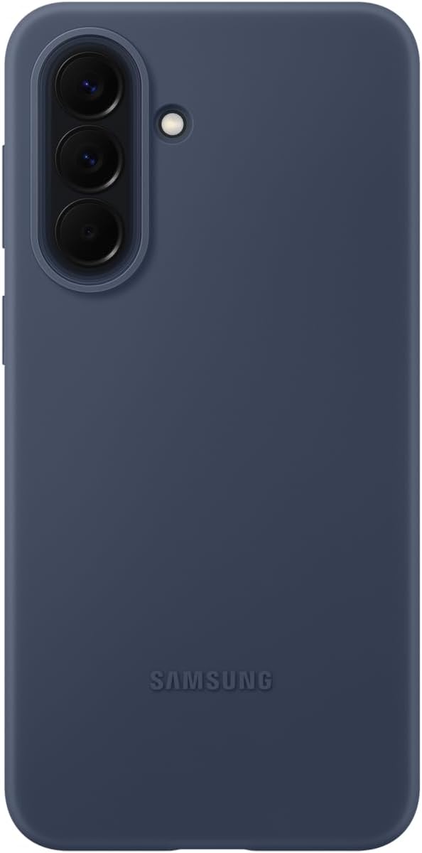Samsung Silicone Case EF-PA576 - Funda para Galaxy A57 5G, Funda de Silicona para teléfono móvil, antigolpes, Fina y Antideslizante, Color Azul Oscuro