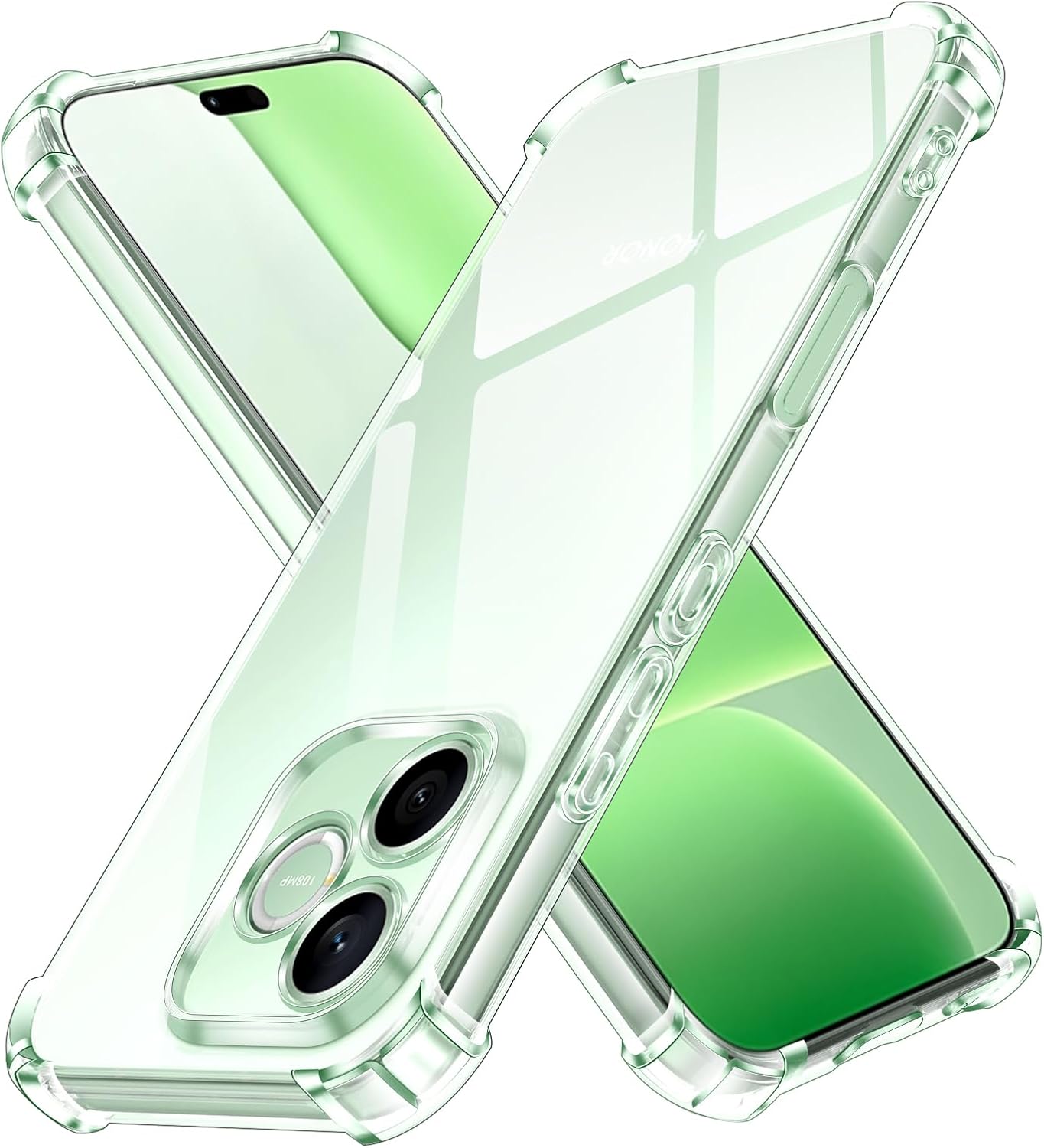 ivoler — Capa traseira transparente para HONOR 600 Lite