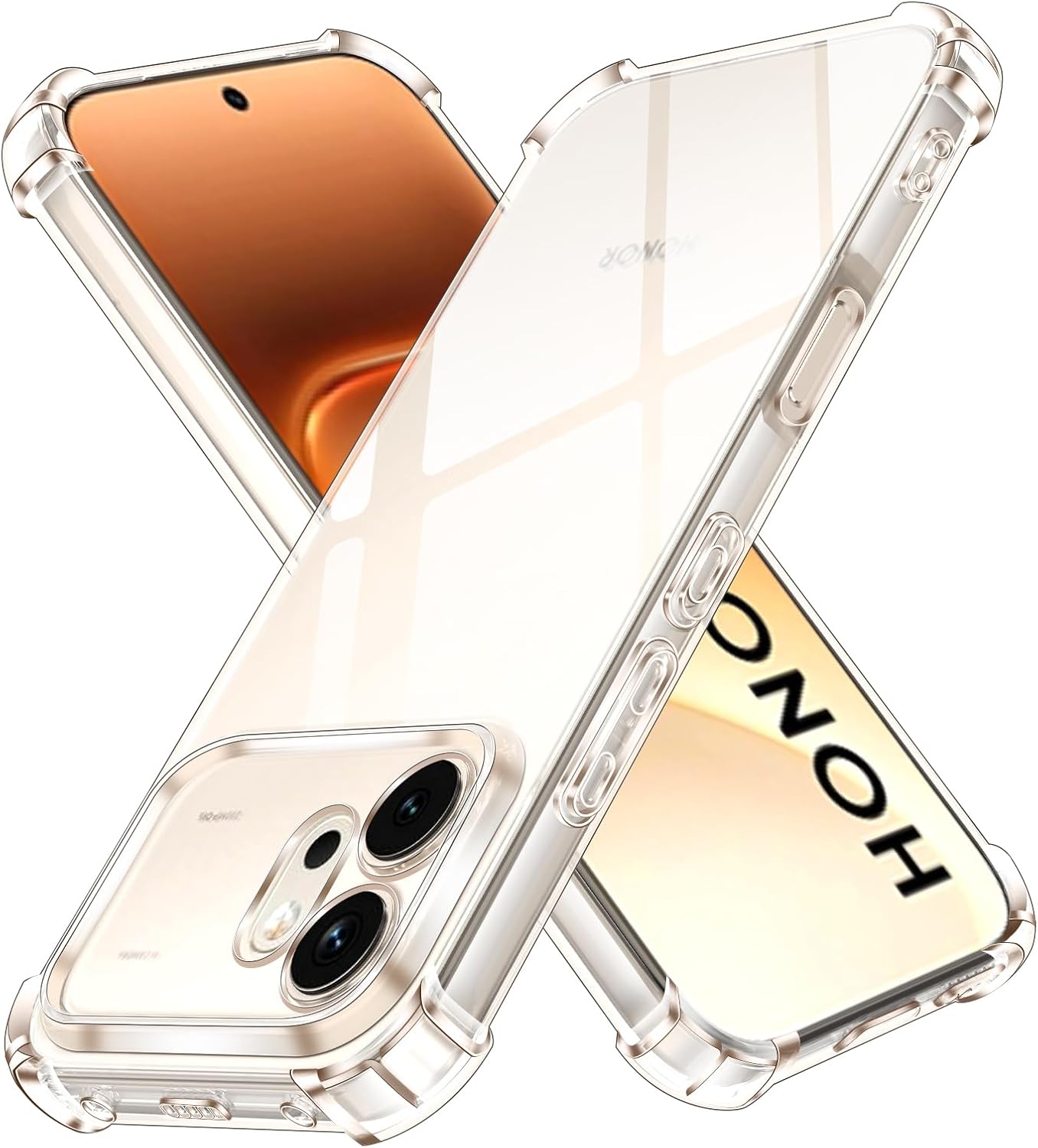 ivoler — Capa traseira transparente para HONOR 600