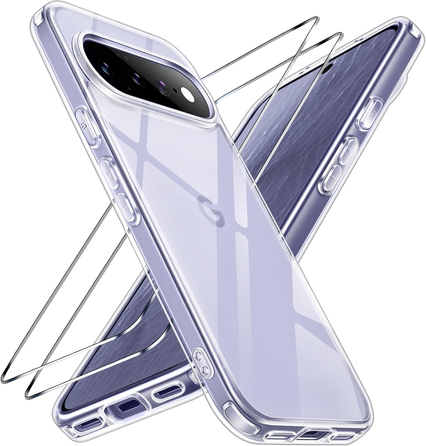 ivoler — Capa traseira transparente para Google Pixel 11