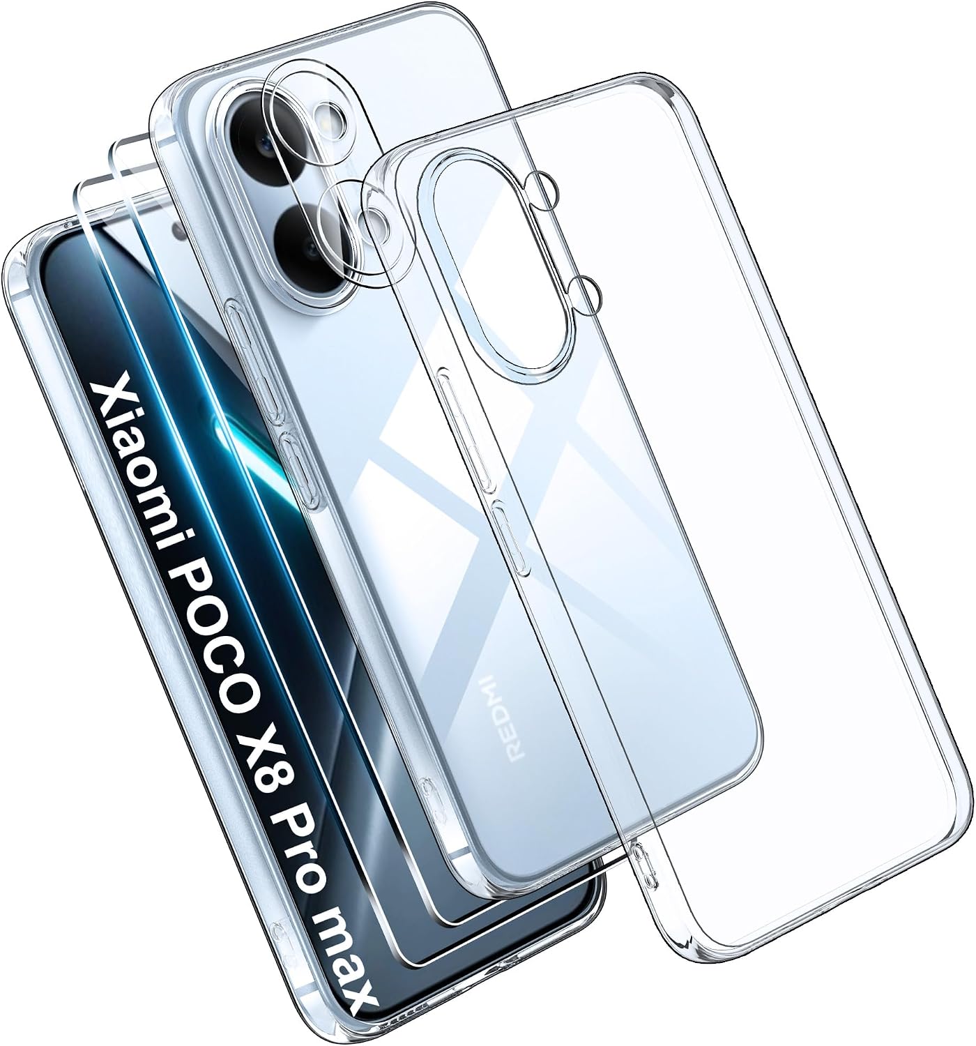 Effcotuo capa protetora para POCO X8 Pro Max