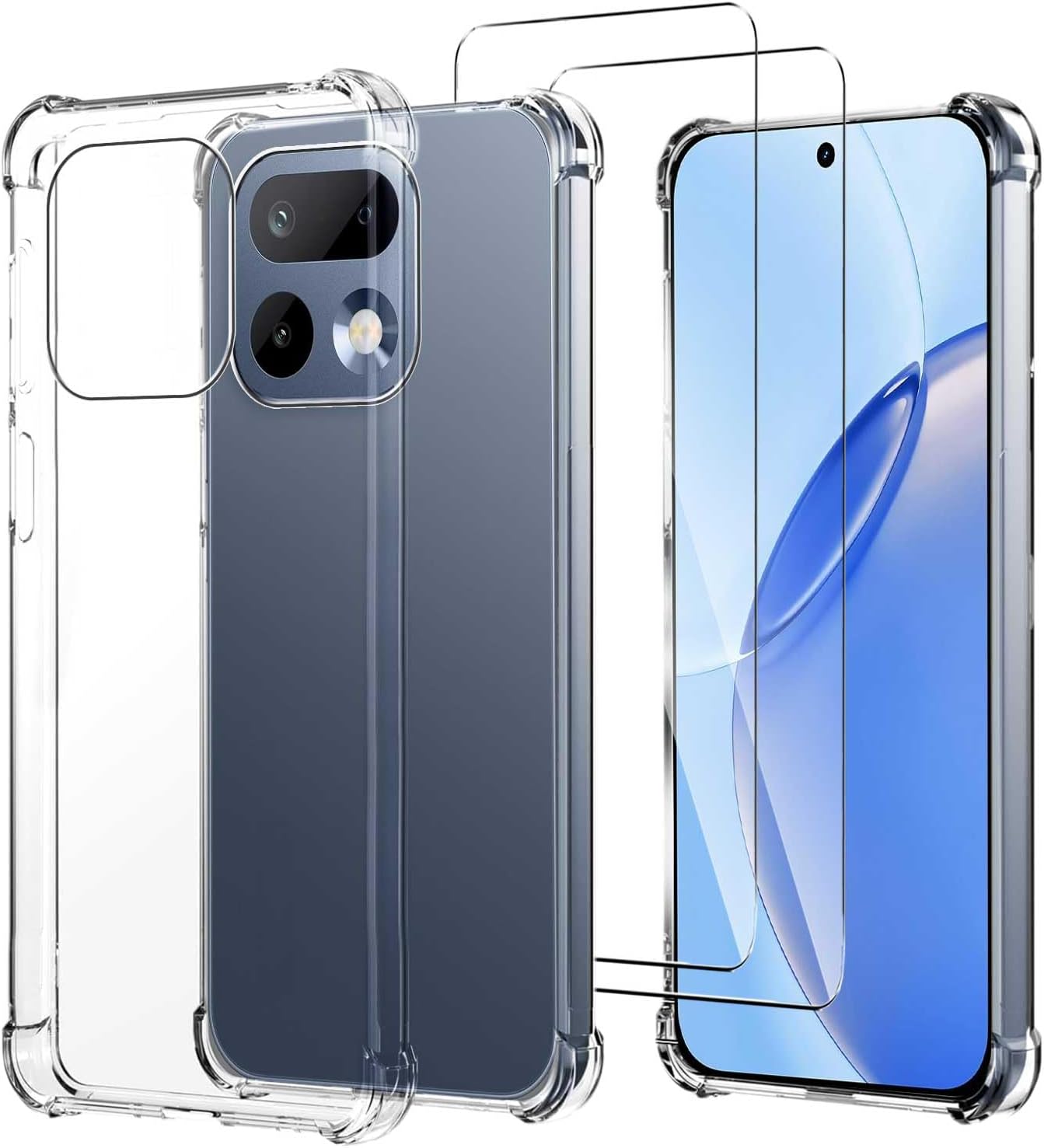 Funda Compatible con Realme 16 Pro 5G (6.78") Transparente