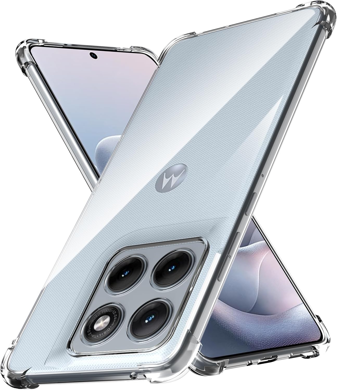 Anoowkoa — Capa traseira transparente para Motorola Edge 70 Fusion