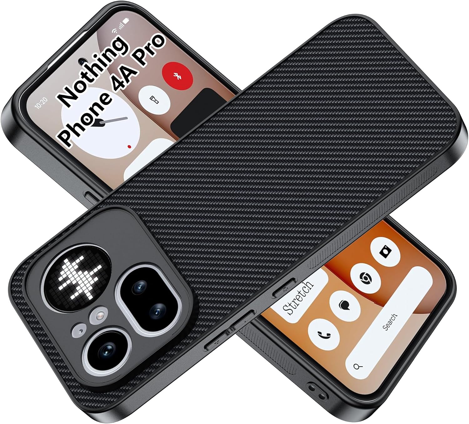 Fitudoos — Capa traseira para Nothing Phone (4a) Pro