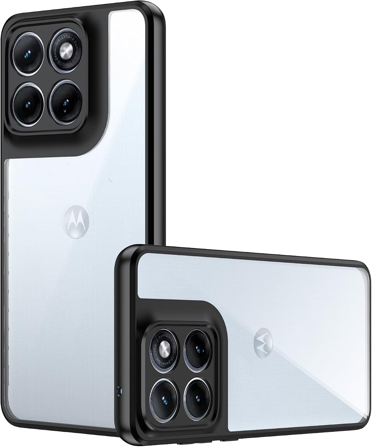 Lemxiee — Capa traseira transparente para Motorola Edge 70 Fusion