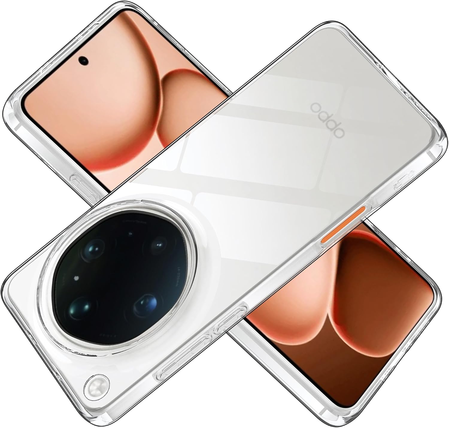 Fitudoos capa protetora para OPPO Find X9 Ultra — transparente