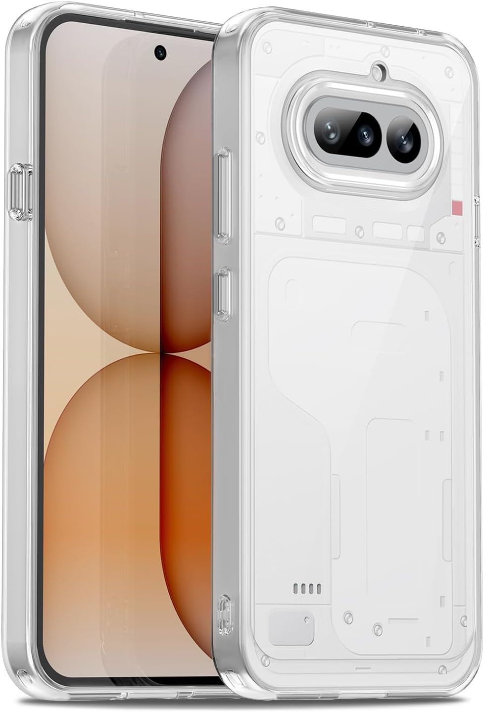 Liisooka — Capa traseira transparente para Nothing Phone (4a)
