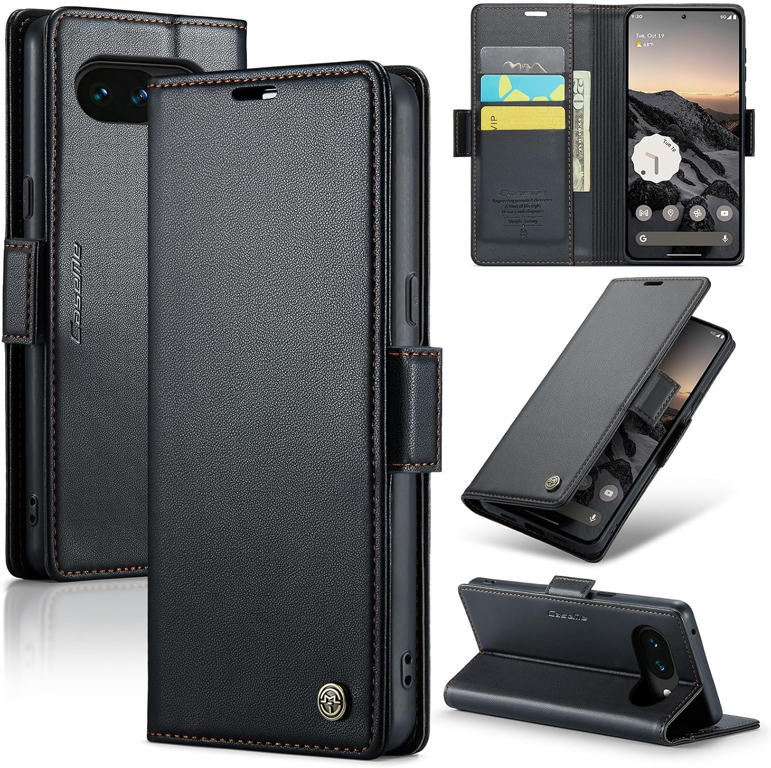 Idhiem — Capa carteira para Google Pixel 10a