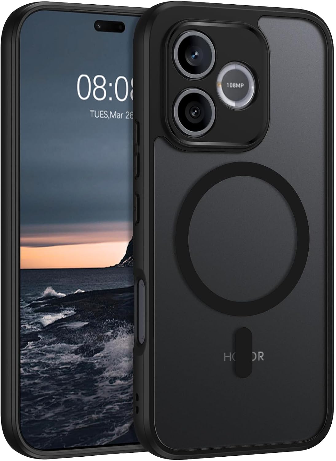 YINLAI — Capa traseira magnética para HONOR 600 Lite