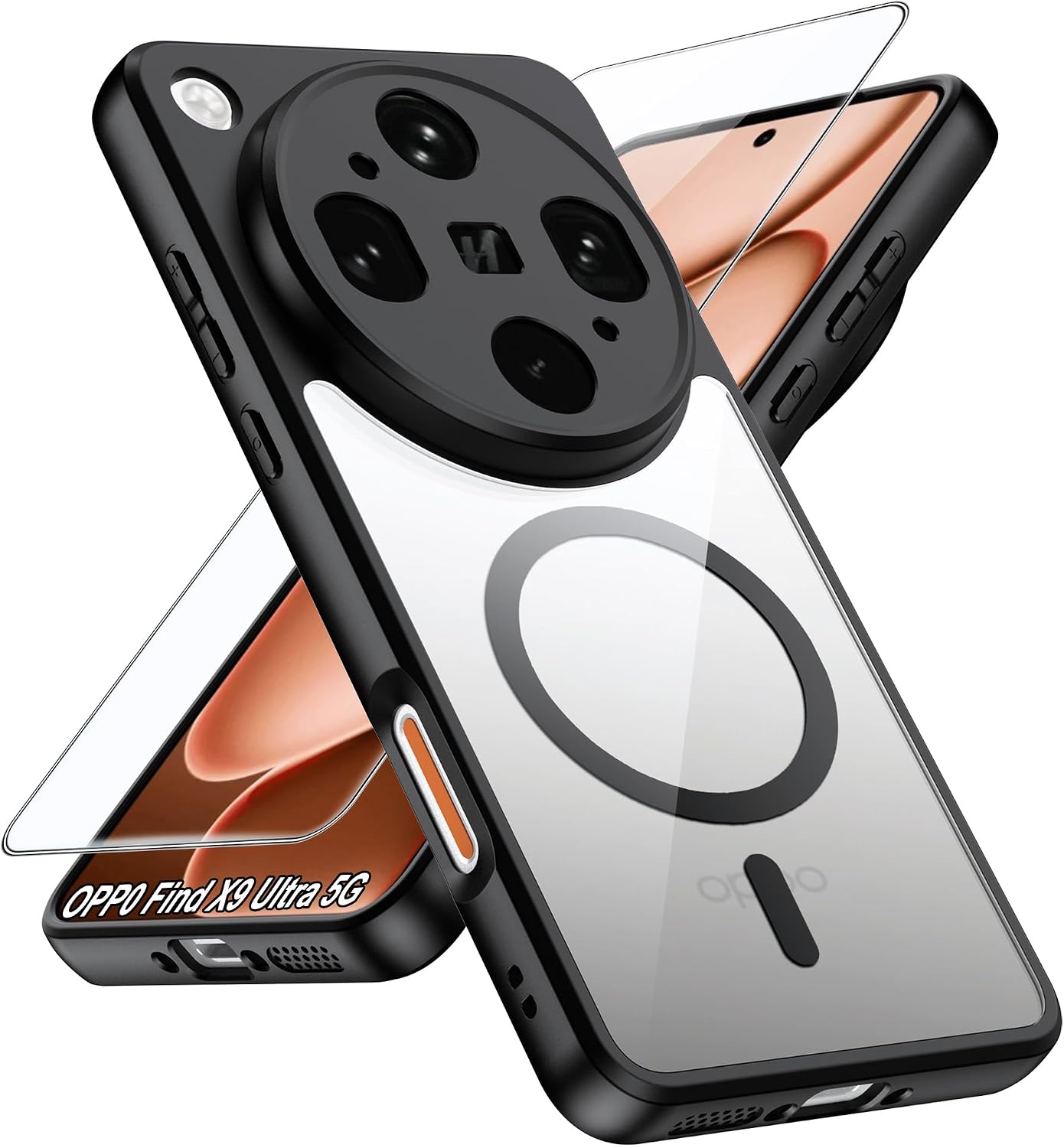 Rojeuinn capa magnética para OPPO Find X9 Ultra