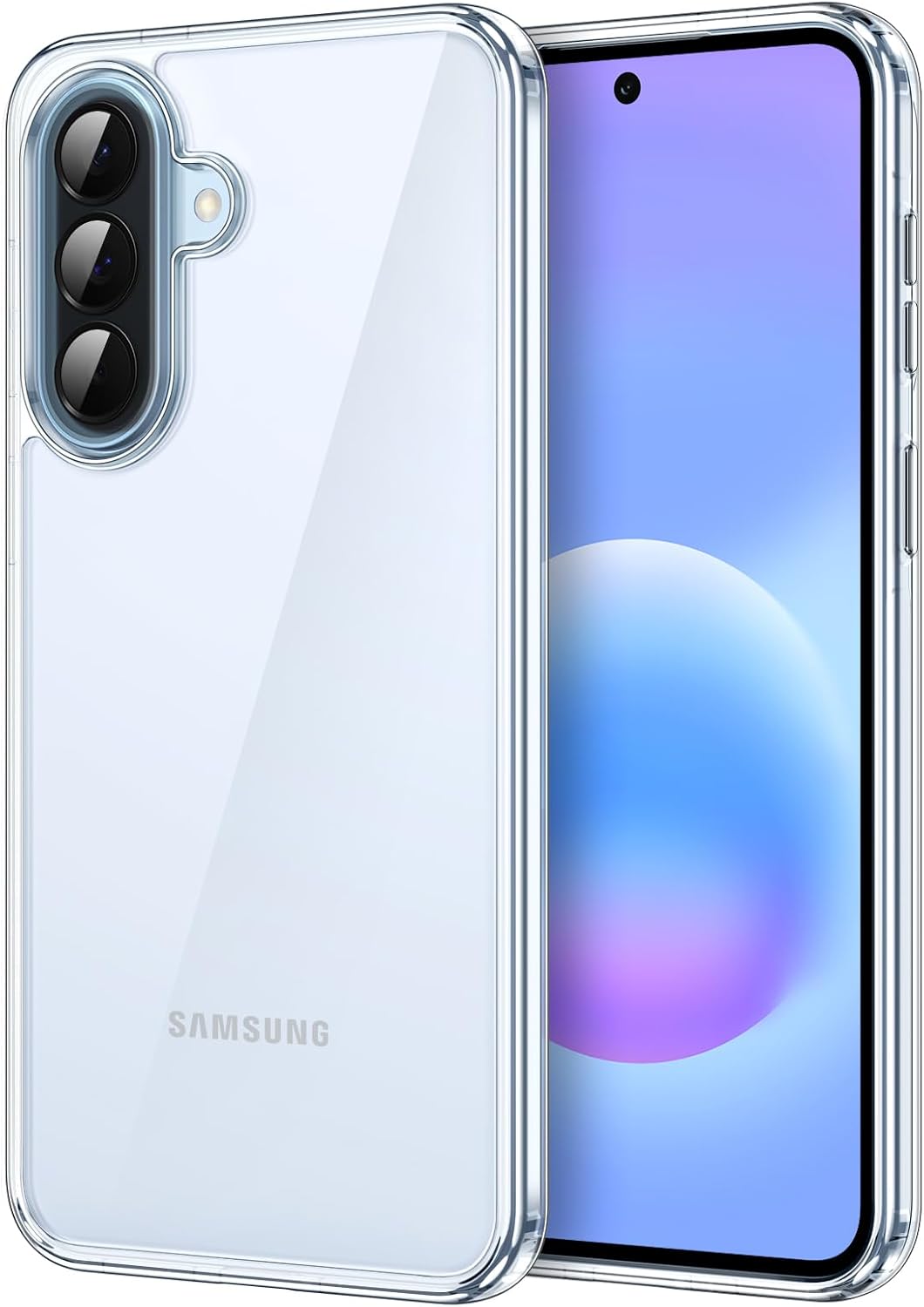 JETech Funda para Samsung Galaxy A57, Anti-Amarillamiento, Transparente