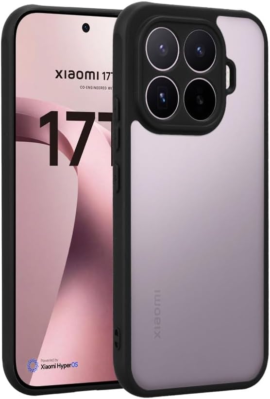 Bihizei Funda para Xiaomi 17T 5G Cover, Trasera Translúcida Case
