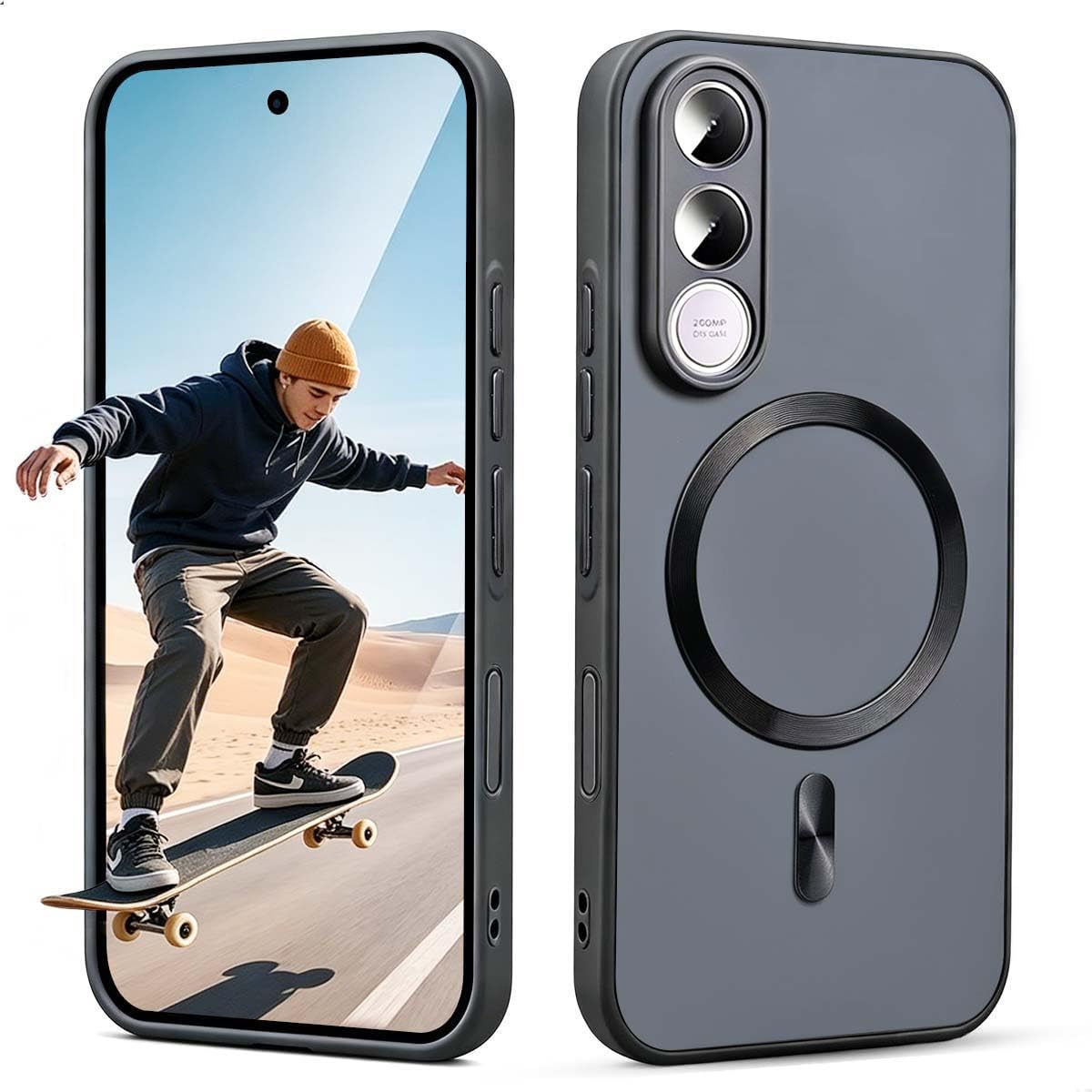 BEEJTUNY — capa magnética para Vivo V70 FE