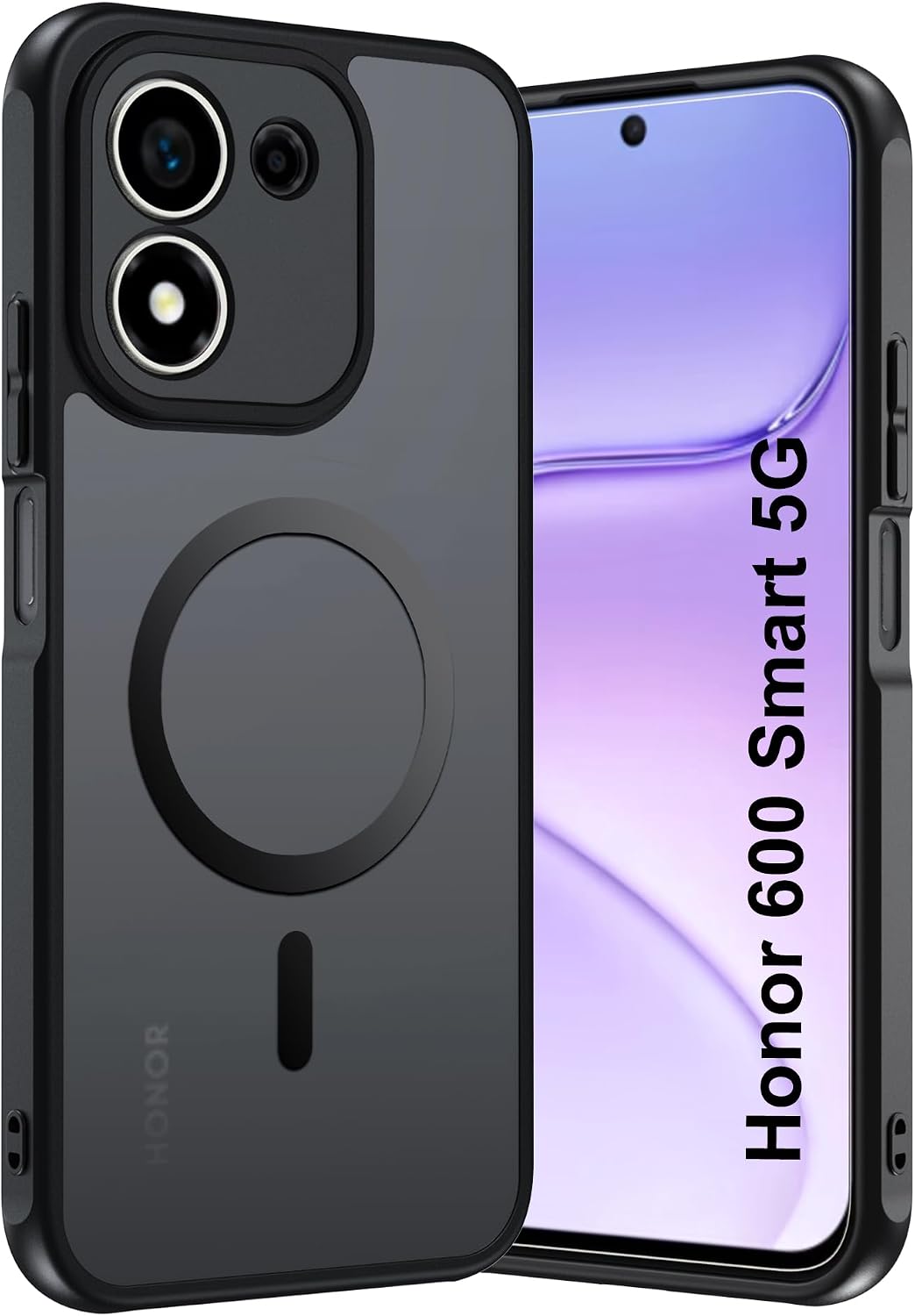 CAUHENYEE — Capa traseira magnética para HONOR 600 Smart 5G
