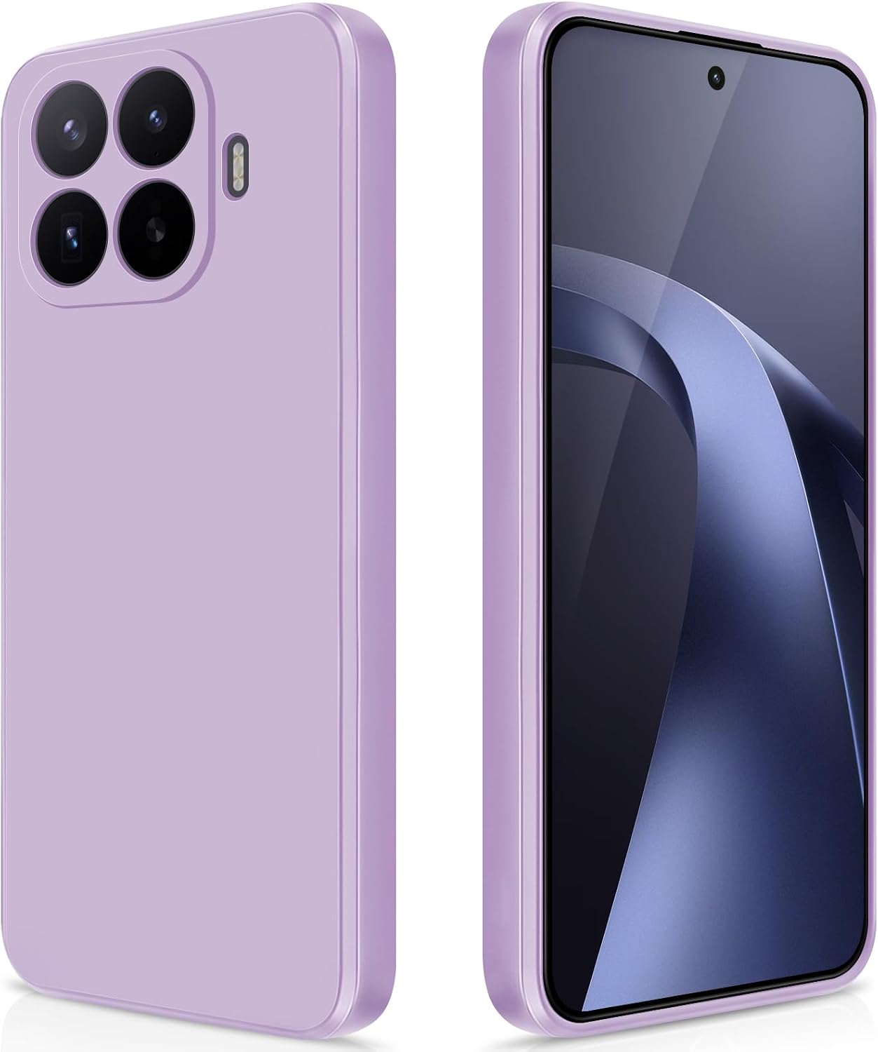 GiiYoon Funda para Xiaomi 17T Pro 5G, Case de Silicona Suave de TPU Carcasa Protector de Goma Fexible Prueba Liviano y a Delgado de Golpes Antirrayas para Teléfono (Violeta)