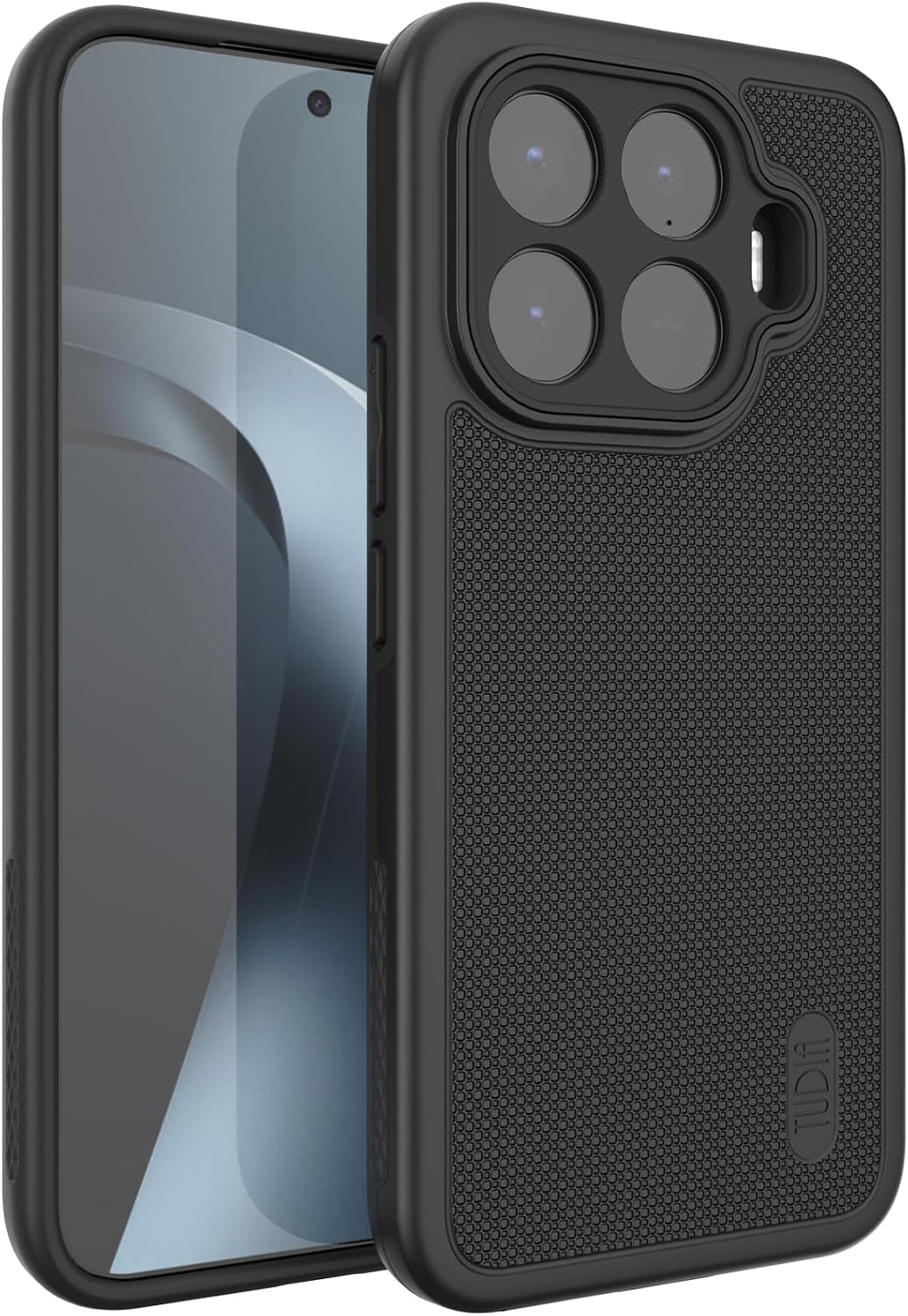TUDIA MergeGrip para Xiaomi 17T Pro 5G Funda - Negro Mate