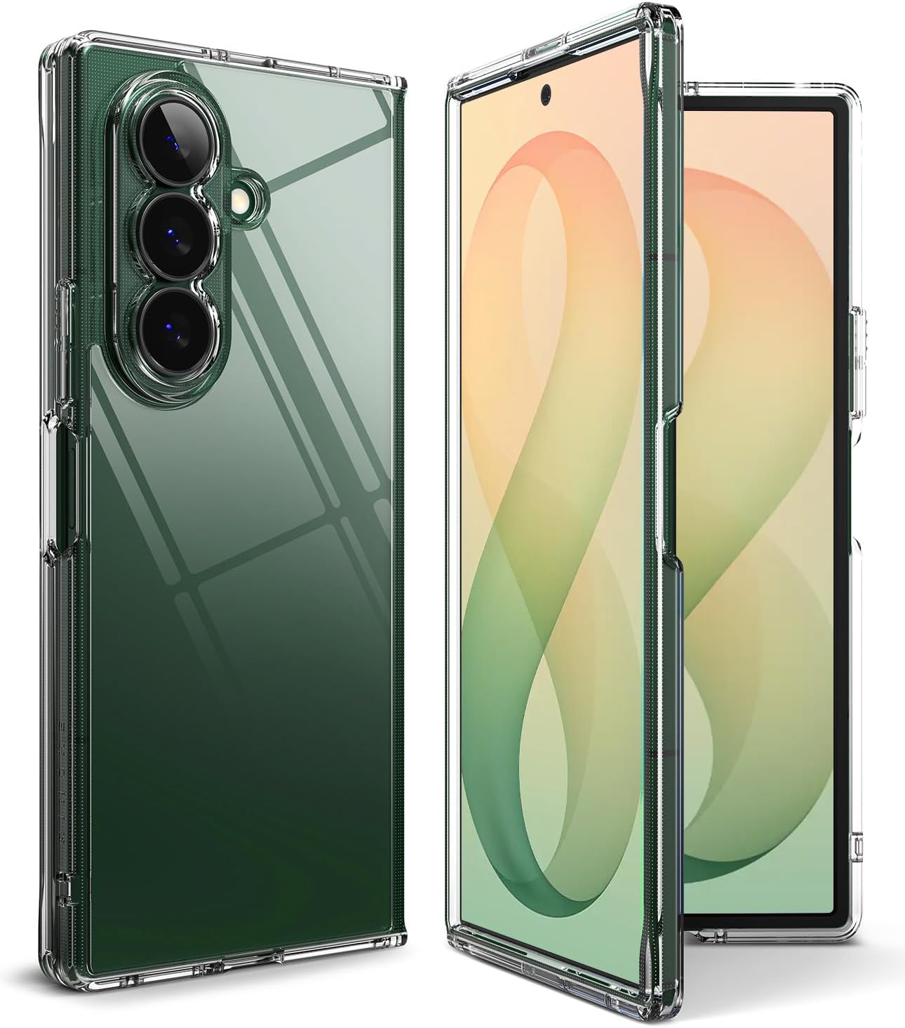 Ringke para Funda Samsung Galaxy Z Fold 8 Ultra [Fusion Clear]
