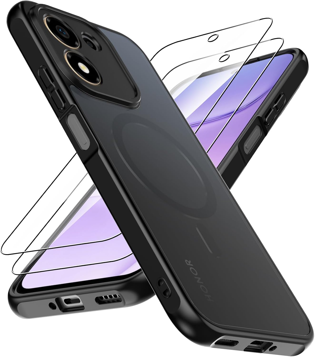 Natbok — Capa traseira magnética para HONOR 600 Smart 5G