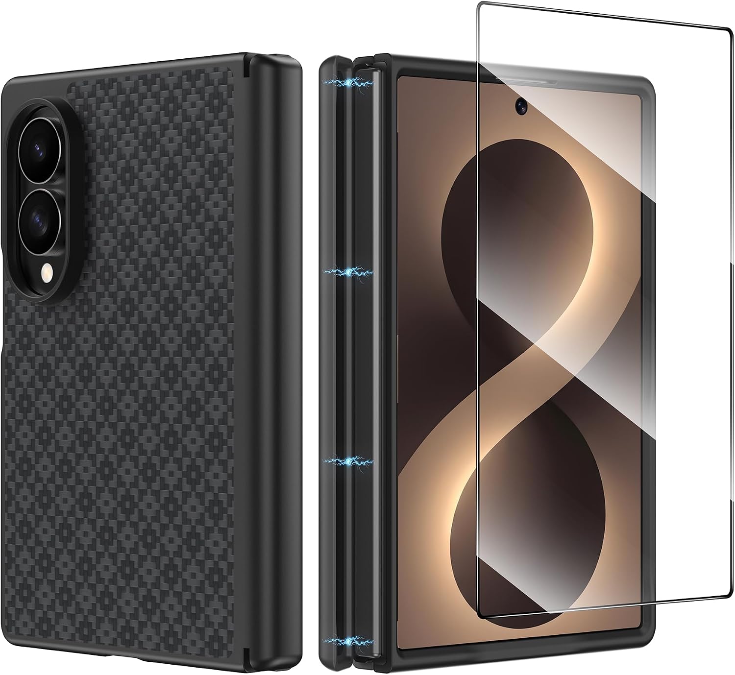 BENKS ArmorGrid Pro Funda para Samsung Galaxy Z Fold 8 para MagSafe