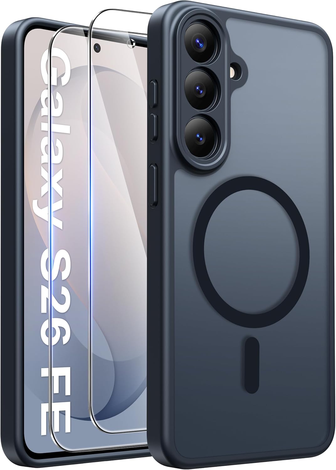 Opkiegrn Funda para Samsung Galaxy S26 FE 5G Magnética - Negro