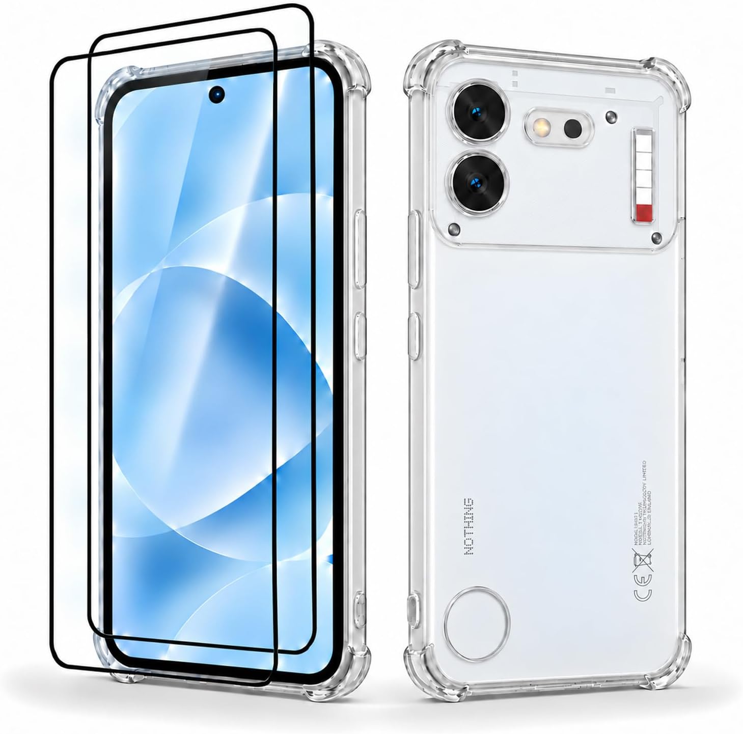 XINYEXIN para Nothing Phone (4b) — capa com cantos reforçados