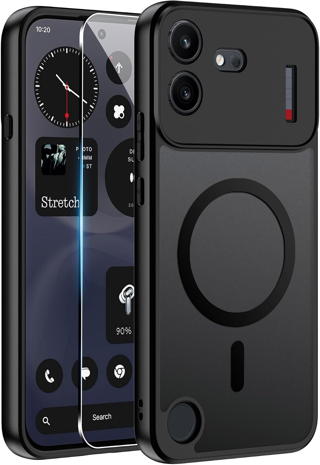 QUSRTMUE — Capa traseira para Nothing Phone (4b)
