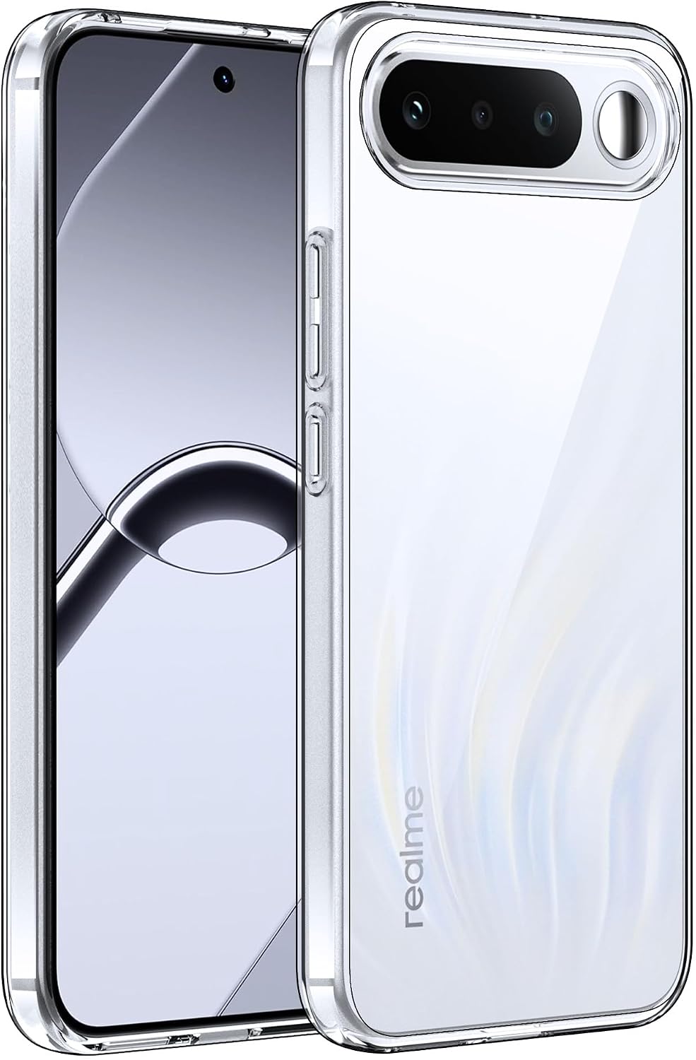 Funda para Realme 16 5G,Suave Ultrafina de TPU Transparent