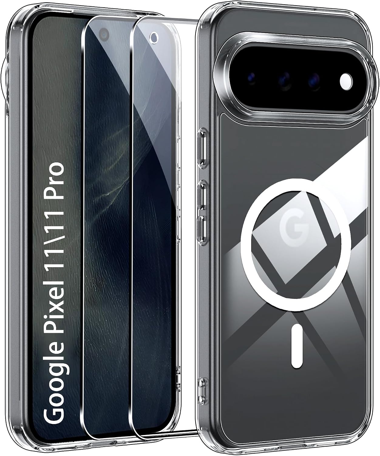 Effcotuo — Capa carteira magnética para Google Pixel 11 Pro, Google Pixel 11