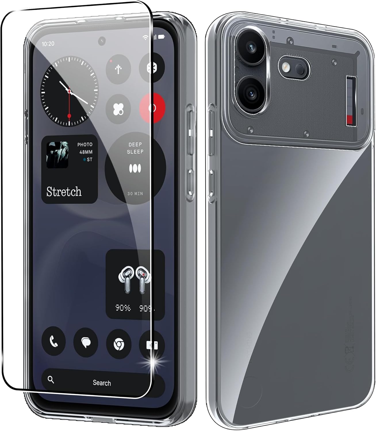 Heioloo — Capa traseira para Nothing Phone (4b)