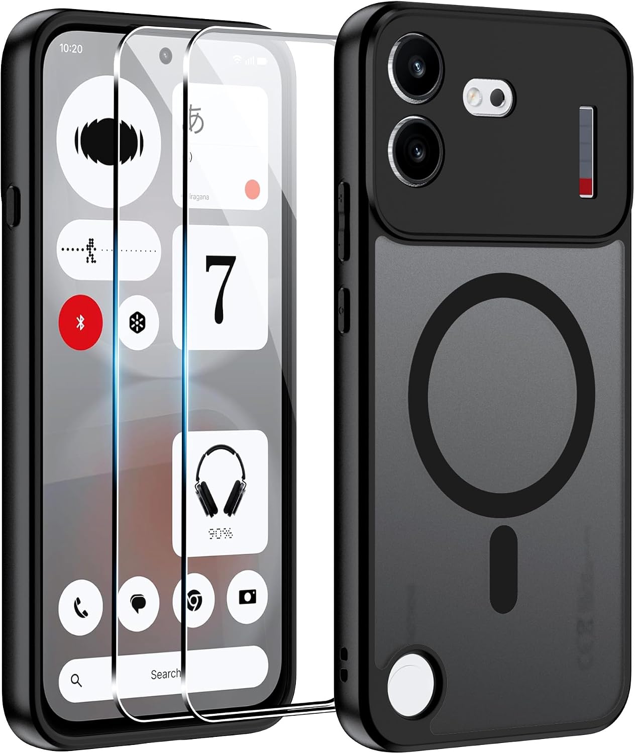 Effcotuo — Capa traseira magnética para Nothing Phone (4b)