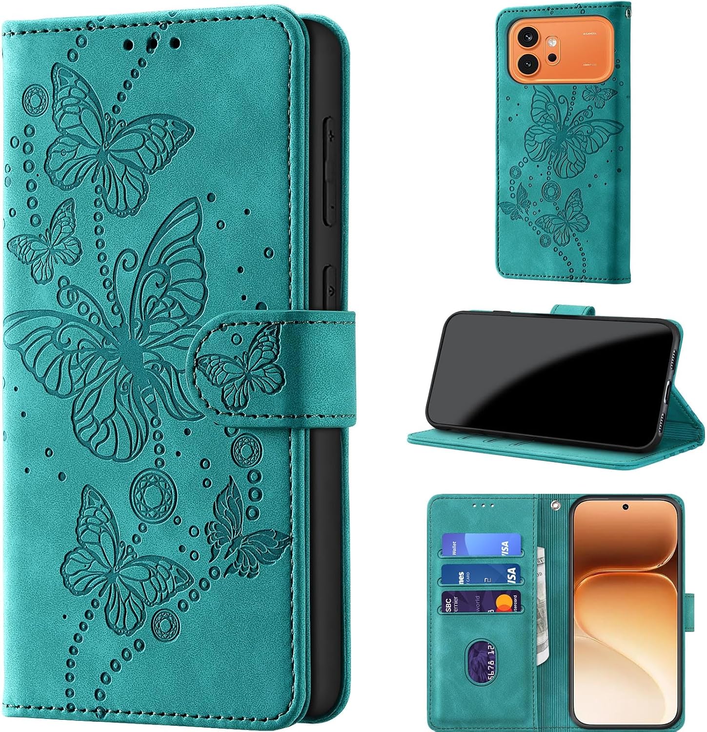 CaseGla — Capa carteira para HONOR 600