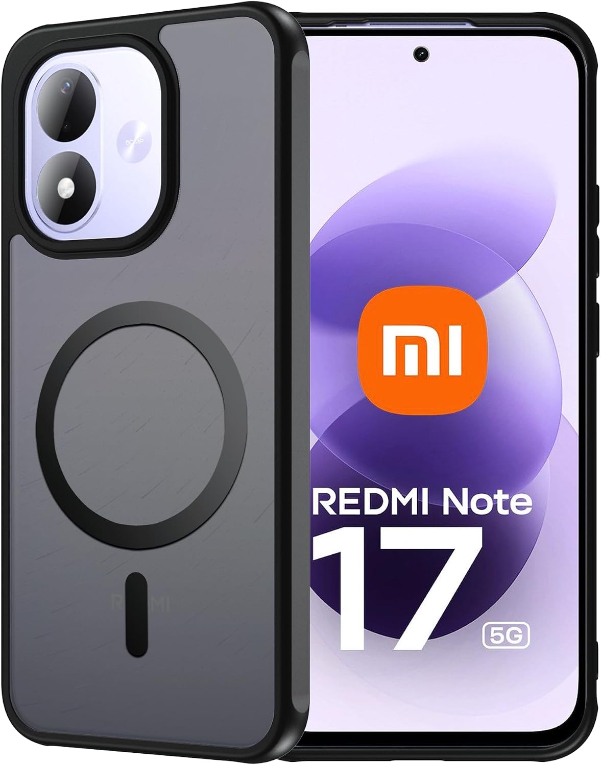 FDHYFGDY Funda para Xiaomi Redmi Note 17 4G/5G Carcasa,Magnética Case