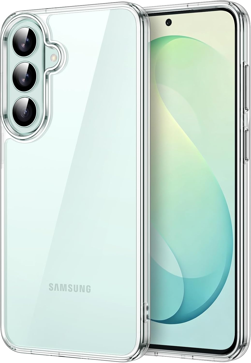 JETech Funda con Trasera Claro para Samsung Galaxy S26 FE, Transparente