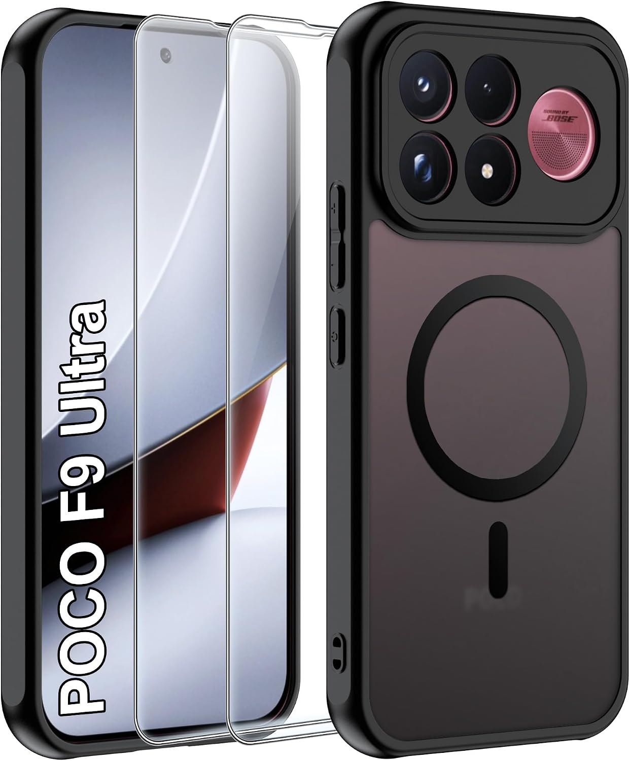 Effcotuo capa magnética para POCO F9 Ultra