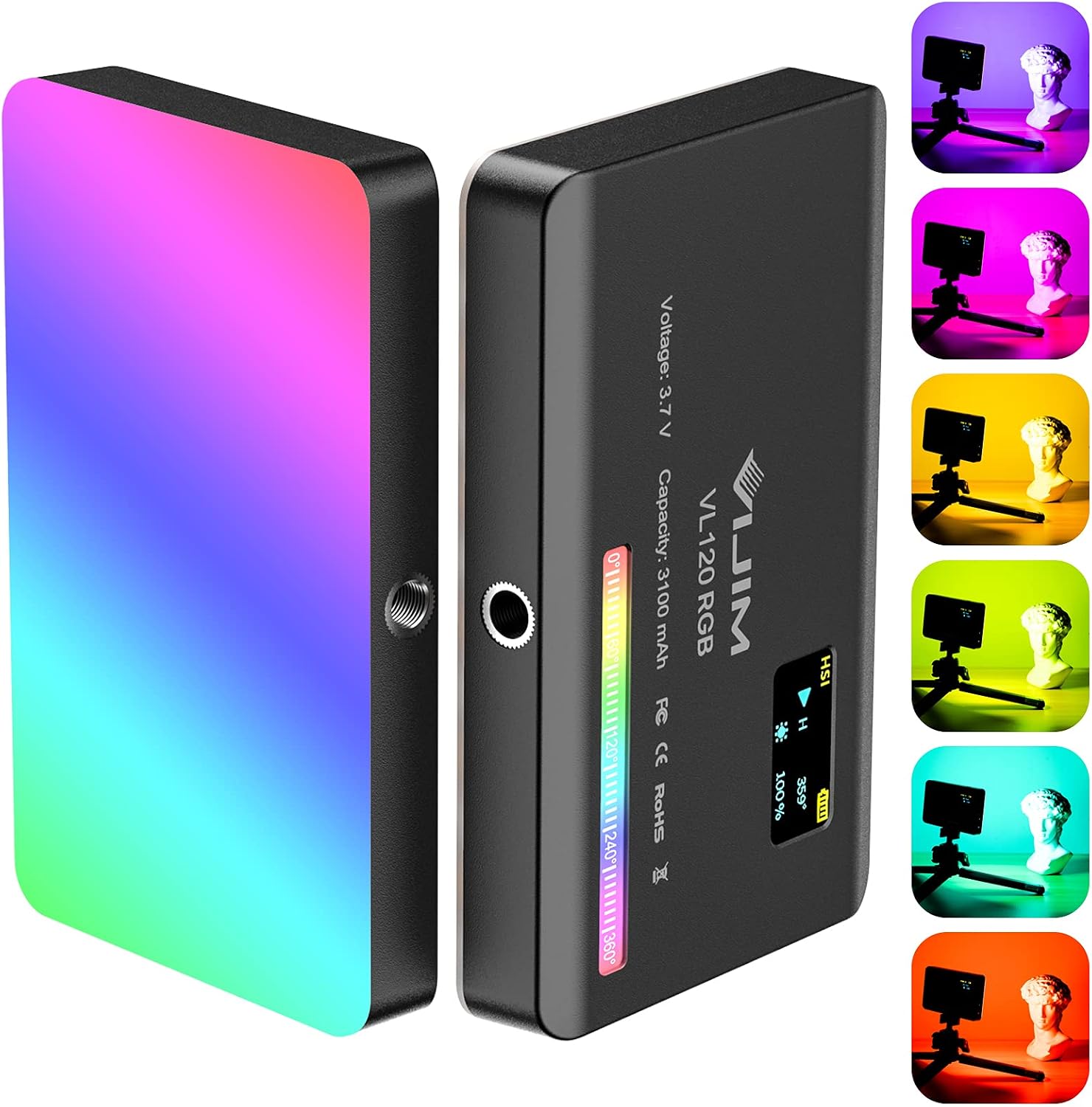 ULANZI VL120 RGB luz LED