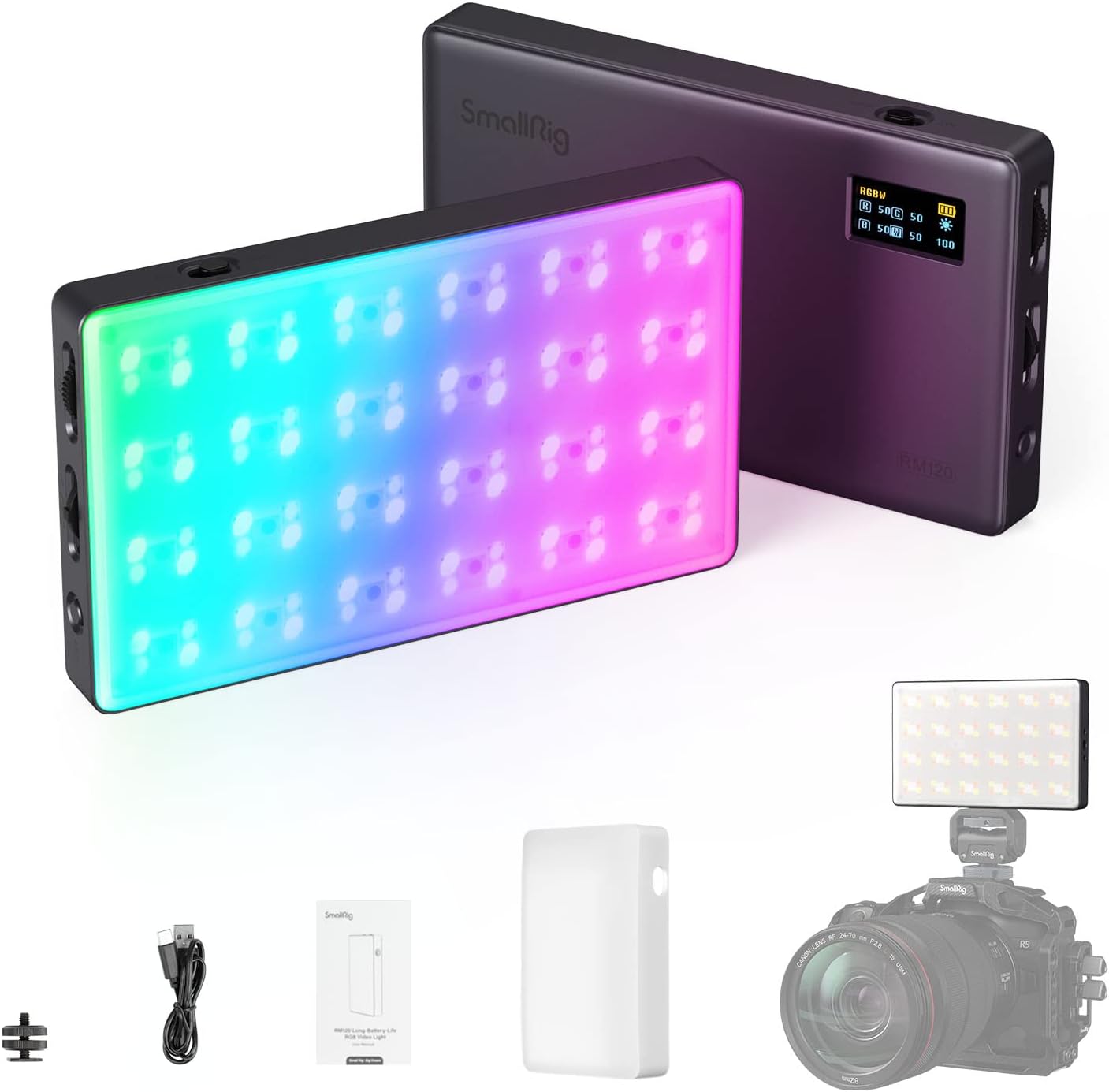 SmallRig RM120 luz LED RGB 3808