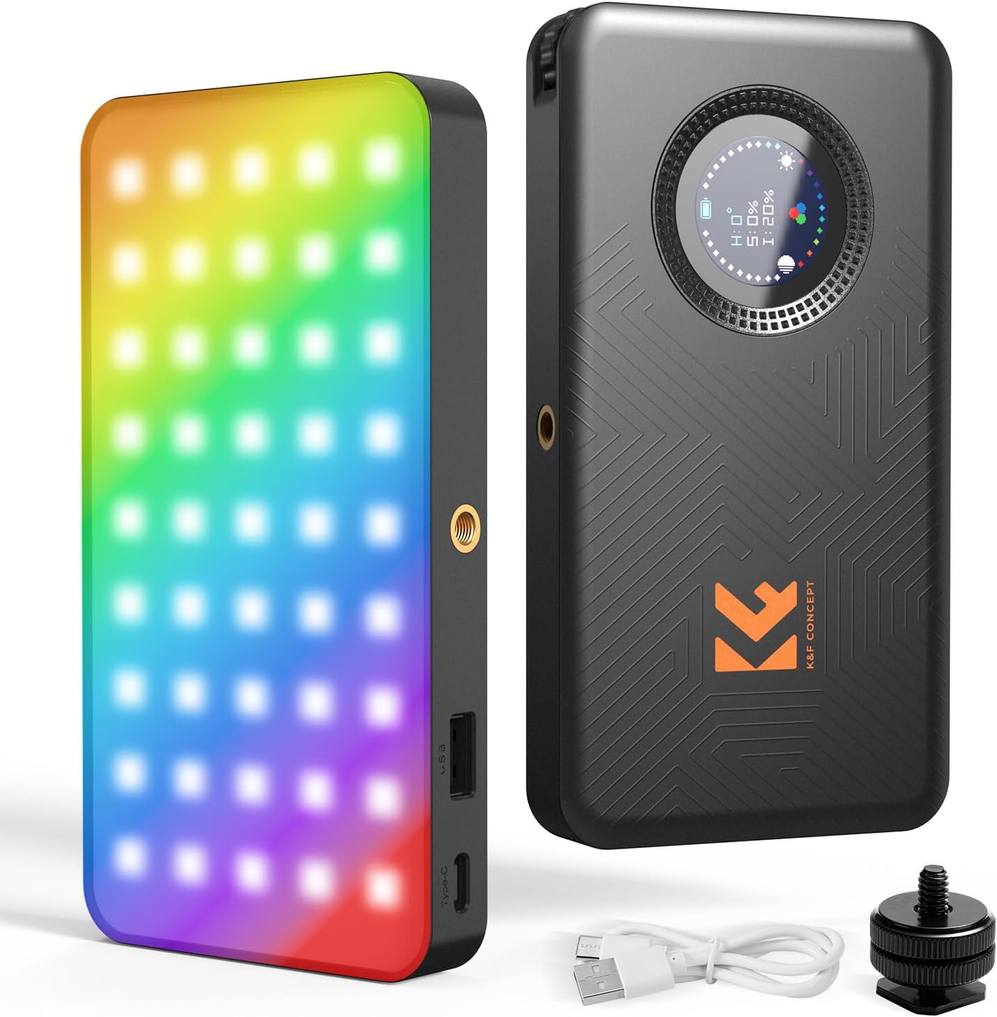 K&F Concept S12R luz LED RGB