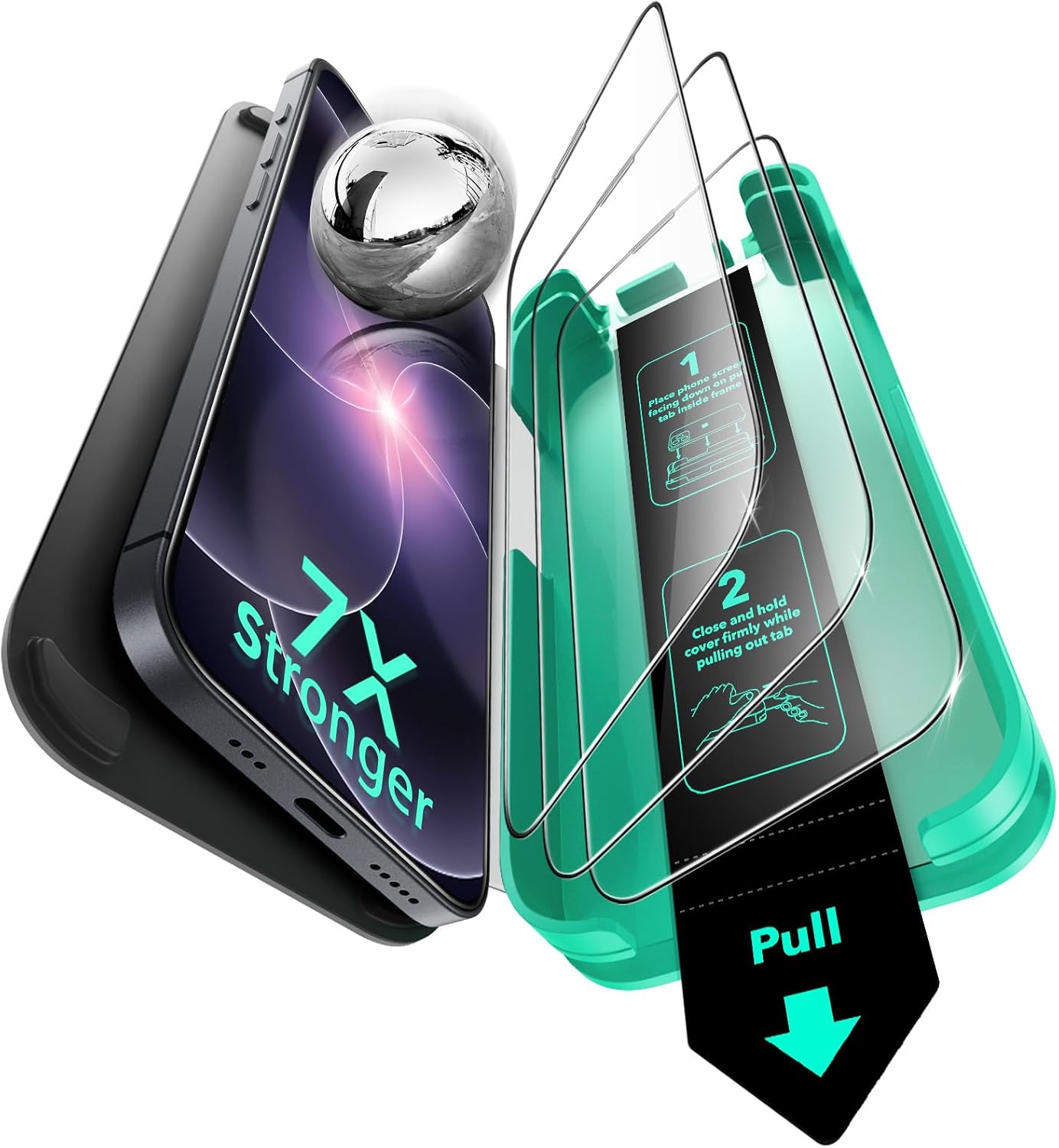 ESR Figura — Protetor de vidro temperado para Apple iPhone 17e