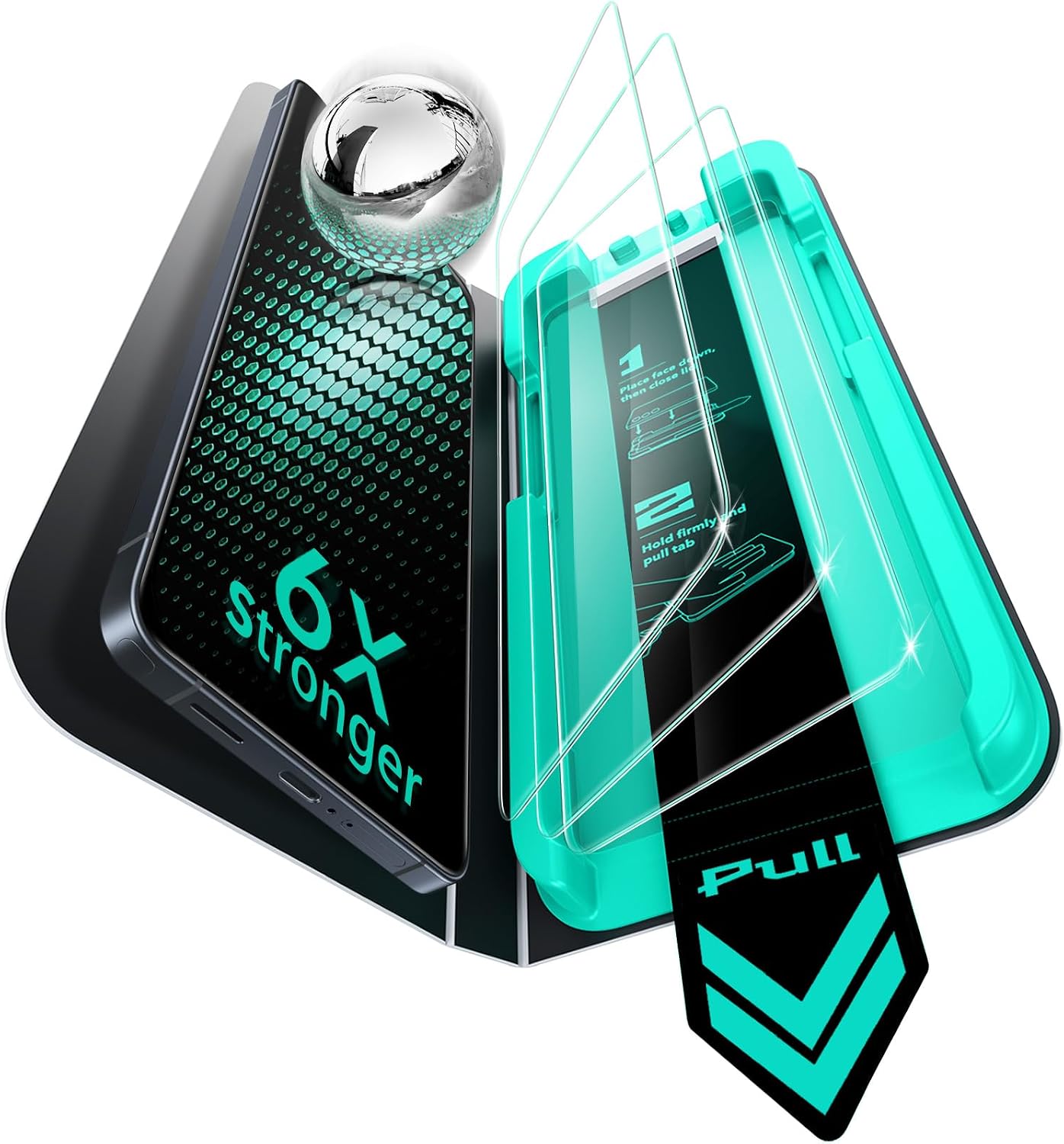 ESR Pack 3 Protector de Pantalla para Samsung Galaxy S26 Ultra, Armorite